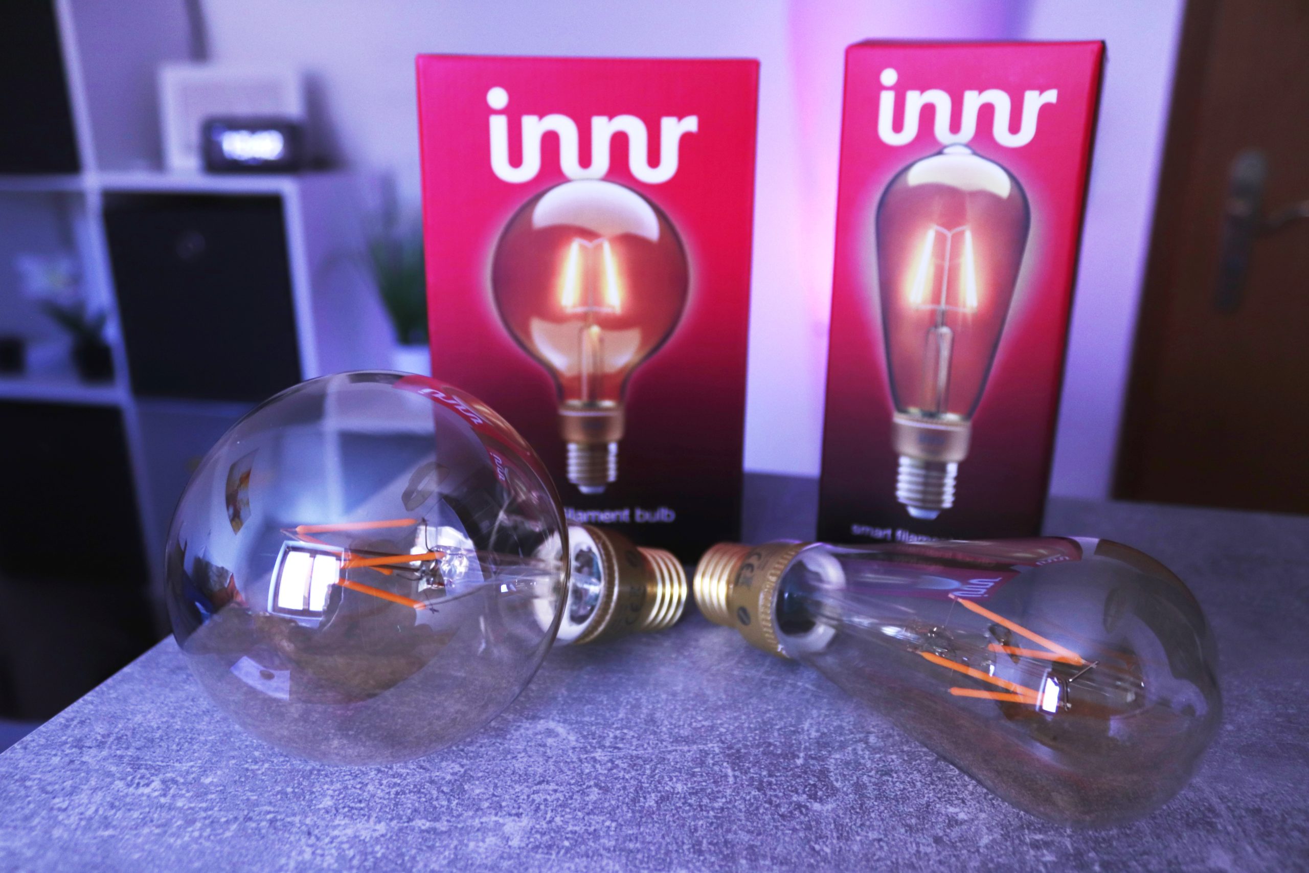 Review INNR Edison und Globe Filament Lampen Steuer Dein Leben